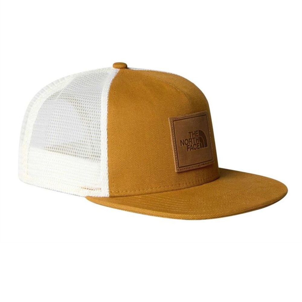 The North Face Mens Dome Leather Trucker Hat / Timber